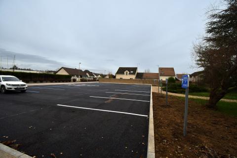 Nouveau parking de l'école Saint-Exupéry