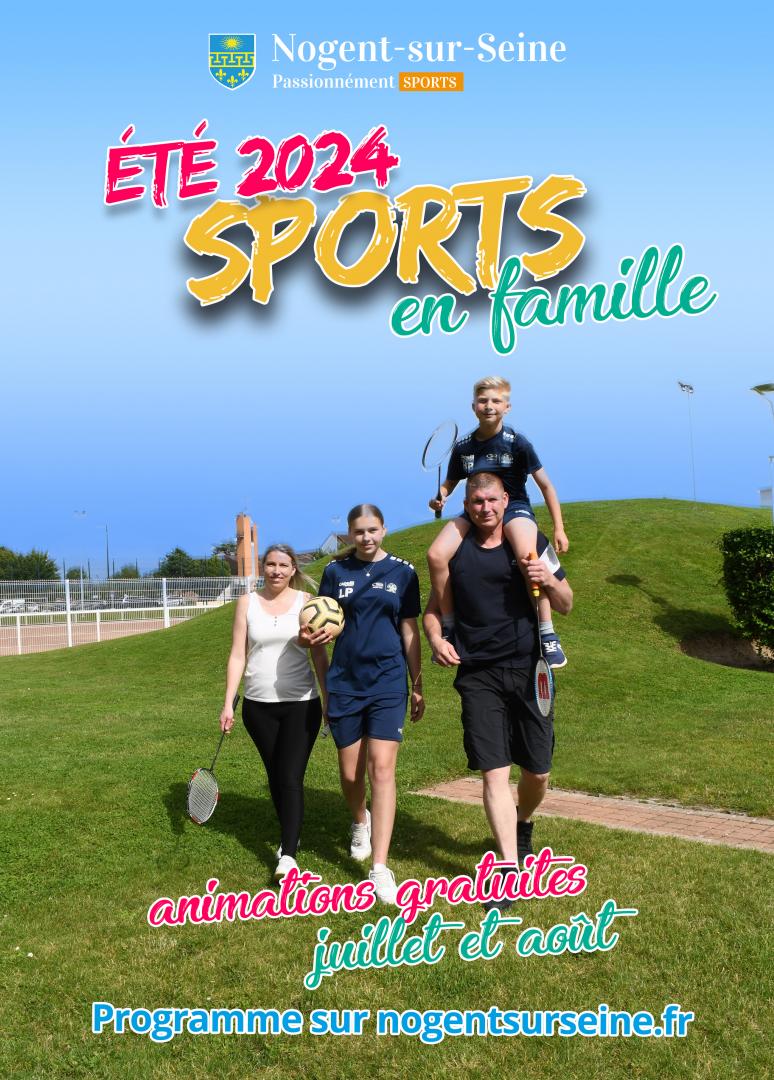 Sports en famille - été 2024